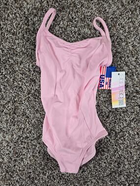 Baltogs Girls Sz 4-6 (S) Sleeveless Dance Ballet Leotard NEW